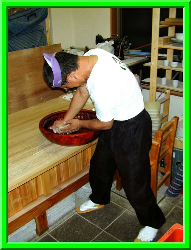 Making Soba Noodles
